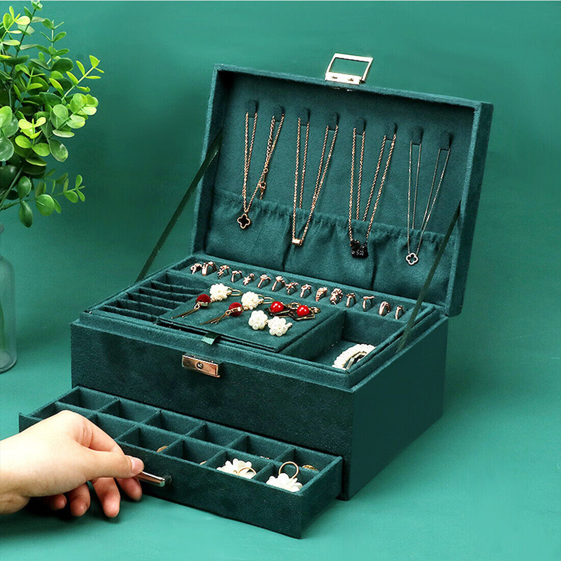 3 Layer Jewellery Box Organiser