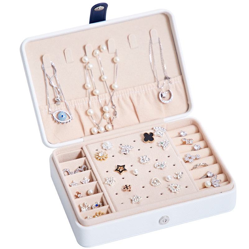 Multifunctional Jewelry Storage Box For Earrings, Necklaces And Rings
