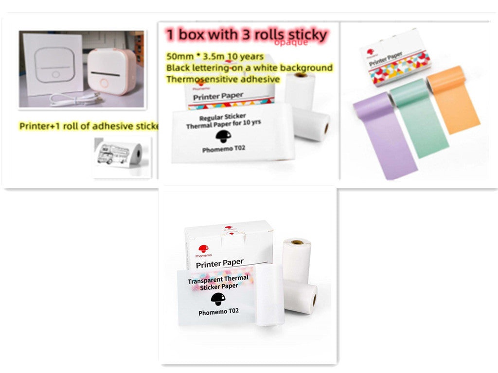 Portable Mini Thermal Printer