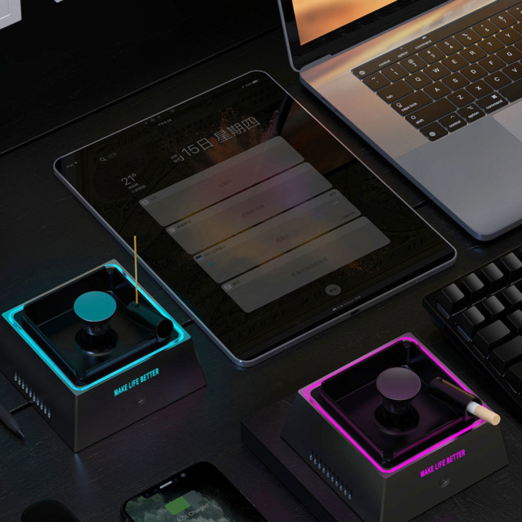 Intelligent Electronic Ashtray With Air Purifier