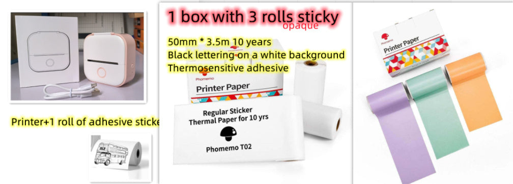 Portable Mini Thermal Printer