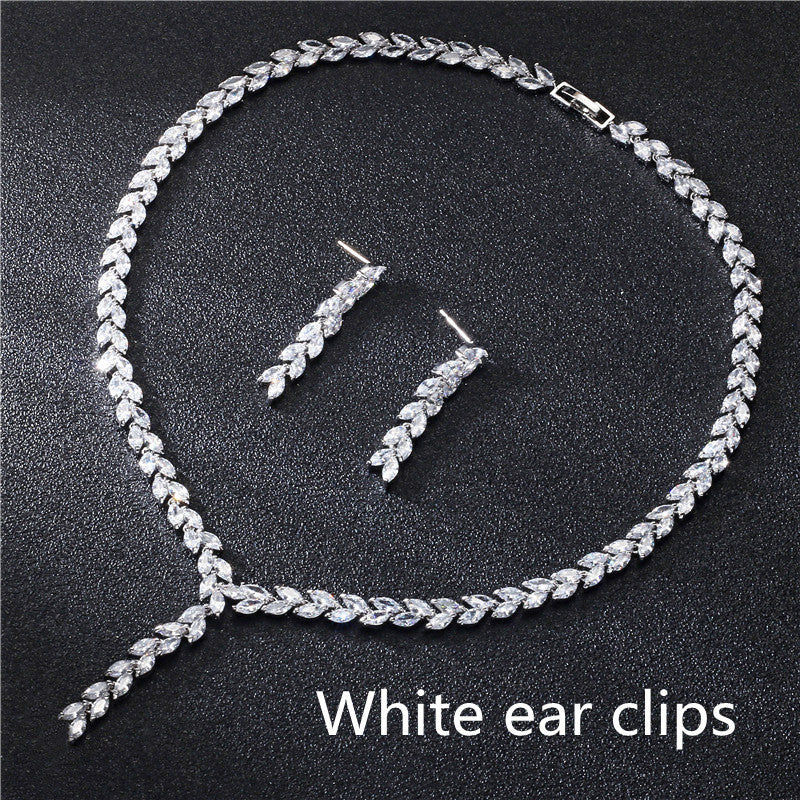 Bride Wedding Earrings Jewellery Set
