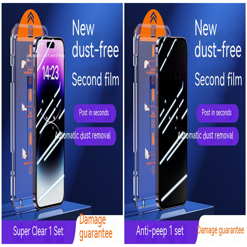 Dust-free screen protector