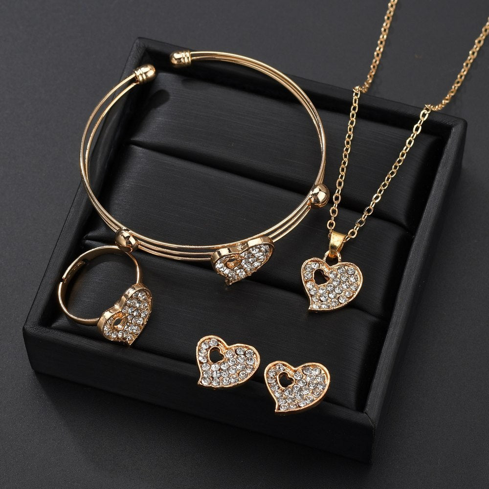 Heart Jewellery Set