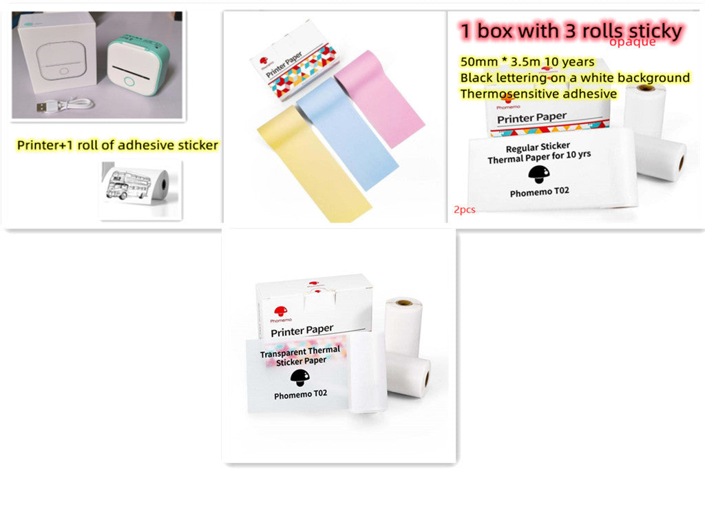 Portable Mini Thermal Printer