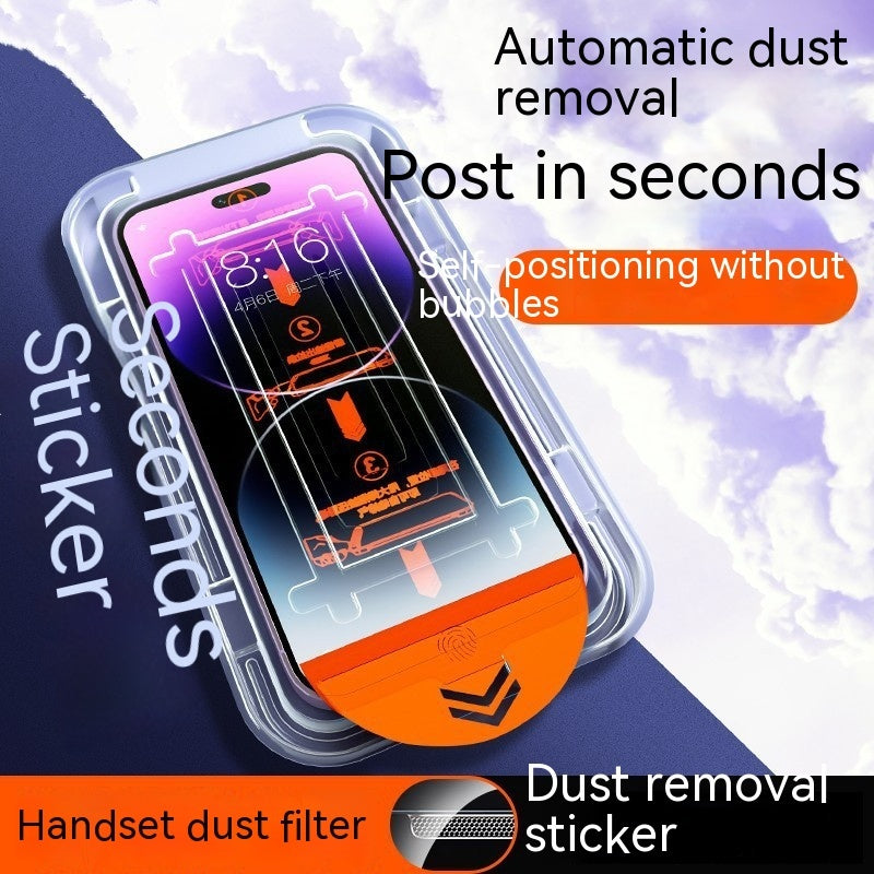 Dust-free screen protector