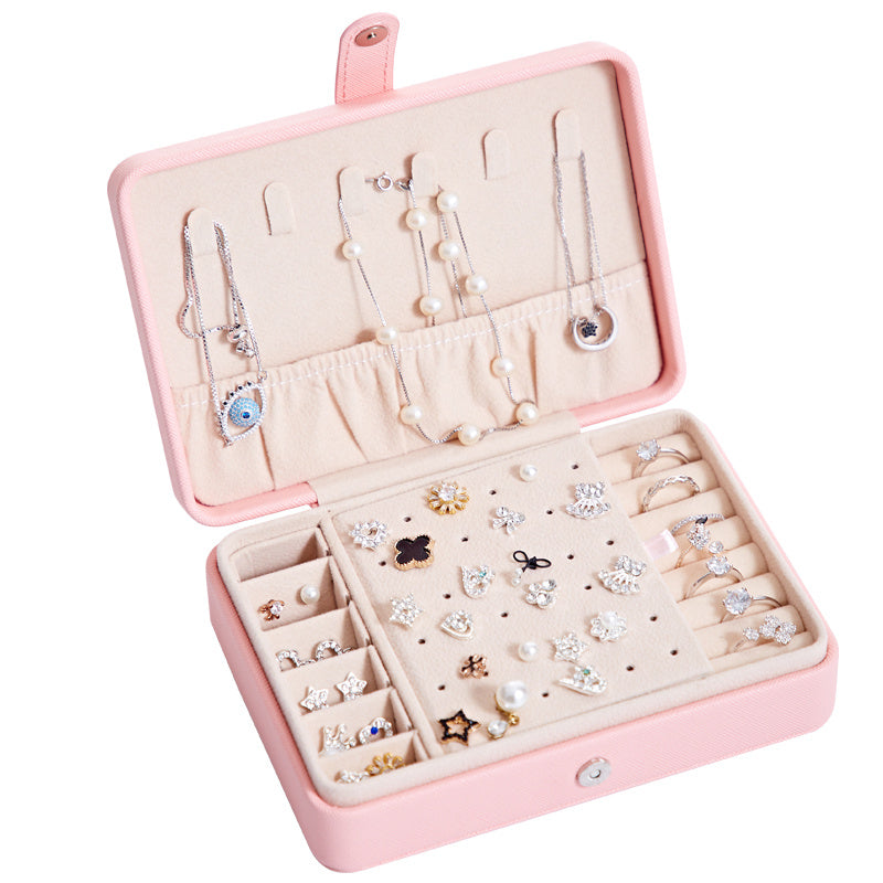 Multifunctional Jewelry Storage Box For Earrings, Necklaces And Rings