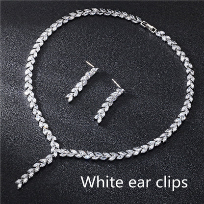 Bride Wedding Earrings Jewellery Set