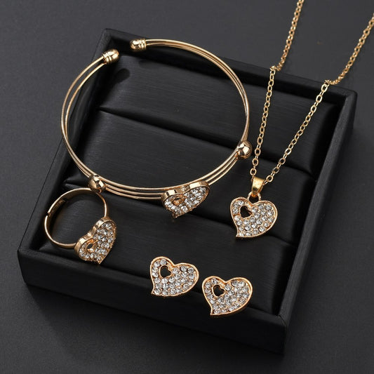 Heart Jewellery Set